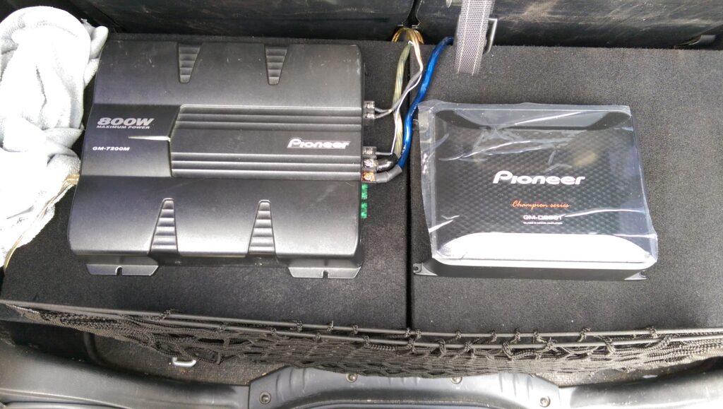 subwoofer amplifier install part 1 - 1